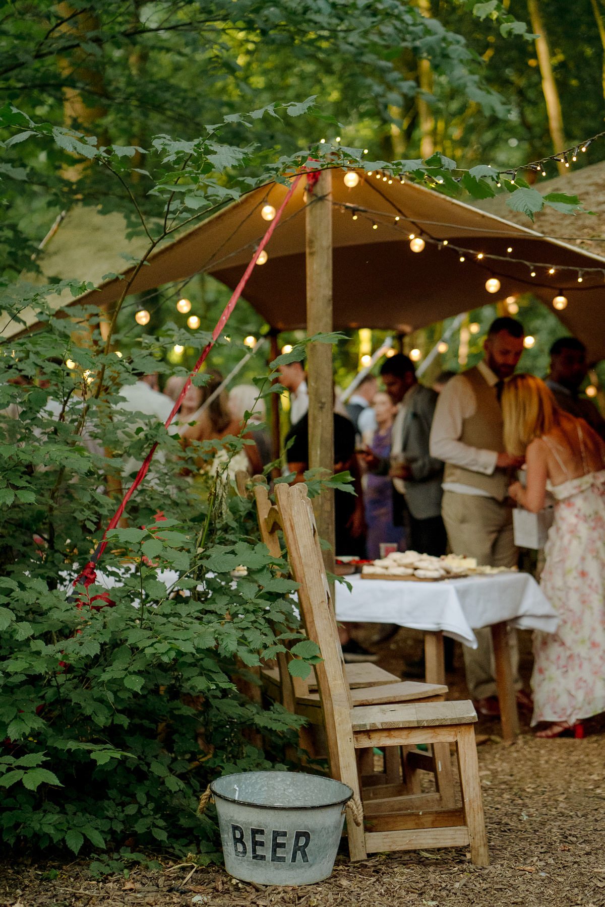 Festival style wedding at this green moon